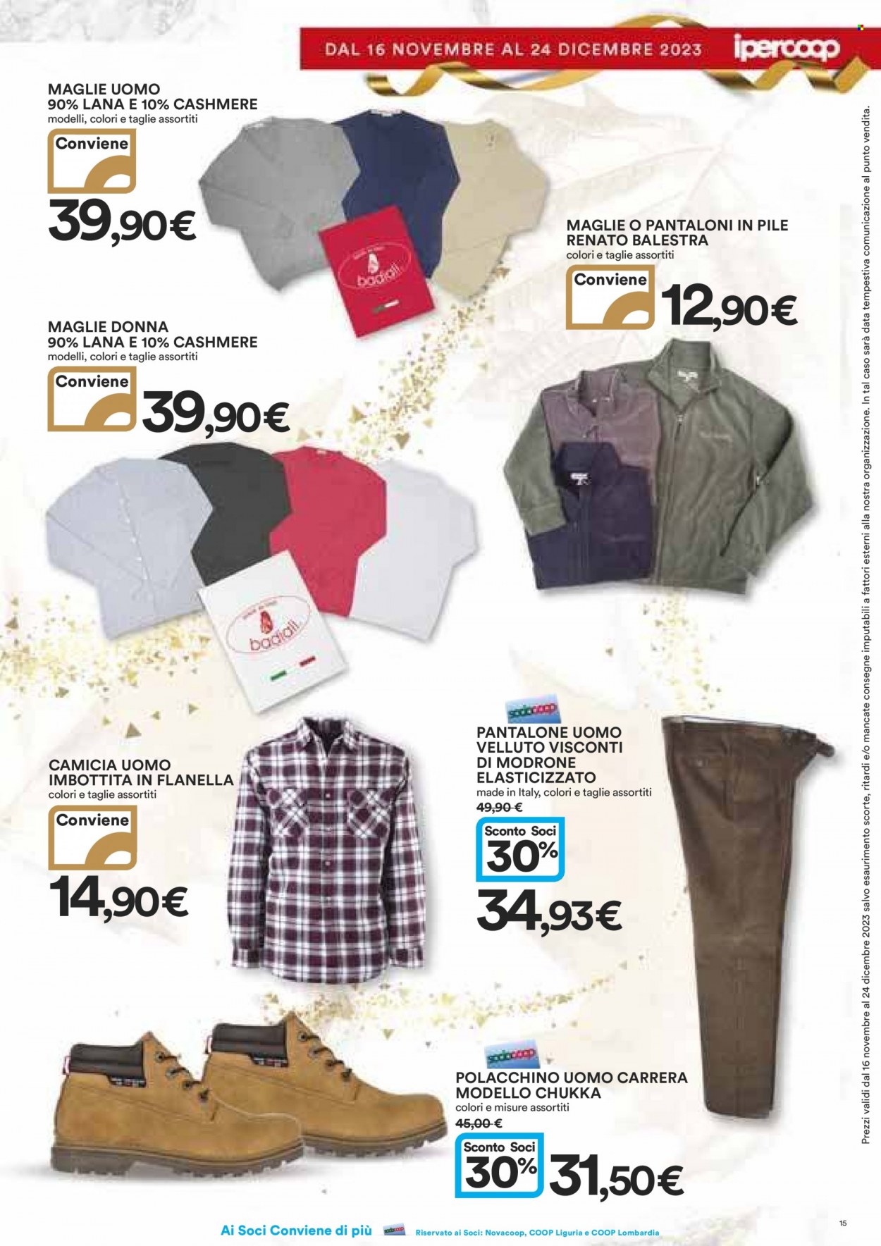 Leták Coop - 16.11.2023 - 24.12.2023. Strana 15