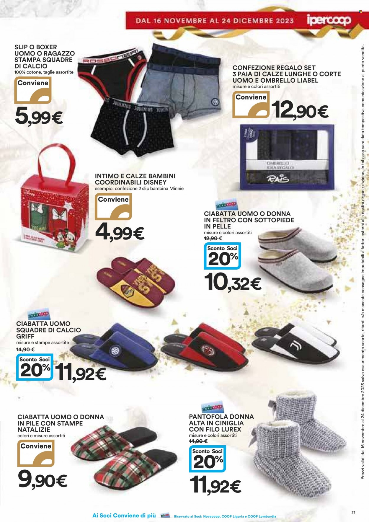 Volantino Coop - 16/11/2023 - 24/12/2023. Pagina 23