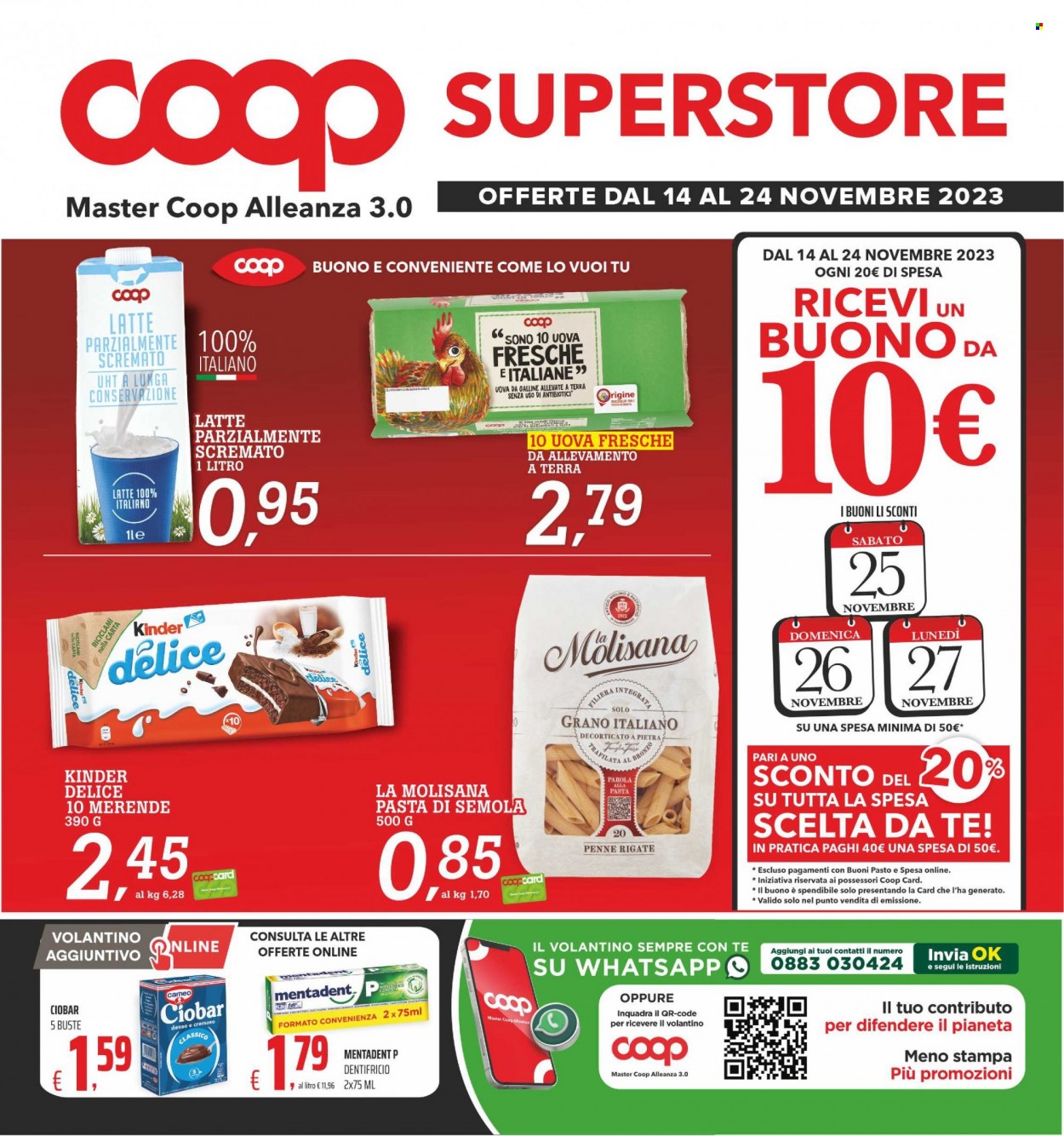 Volantino Coop - 14/11/2023 - 24/11/2023. Pagina 1