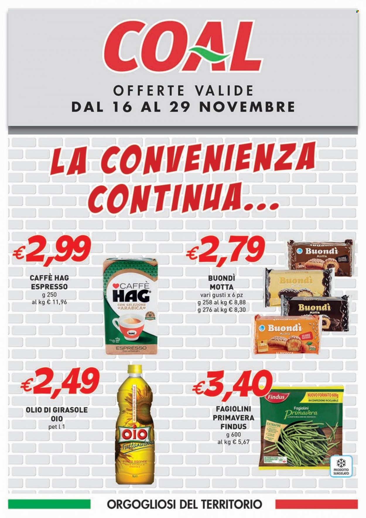 Volantino COAL - 16/11/2023 - 29/11/2023. Pagina 1