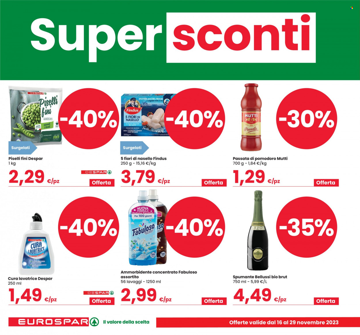 Volantino Eurospar - 16/11/2023 - 29/11/2023. Pagina 4