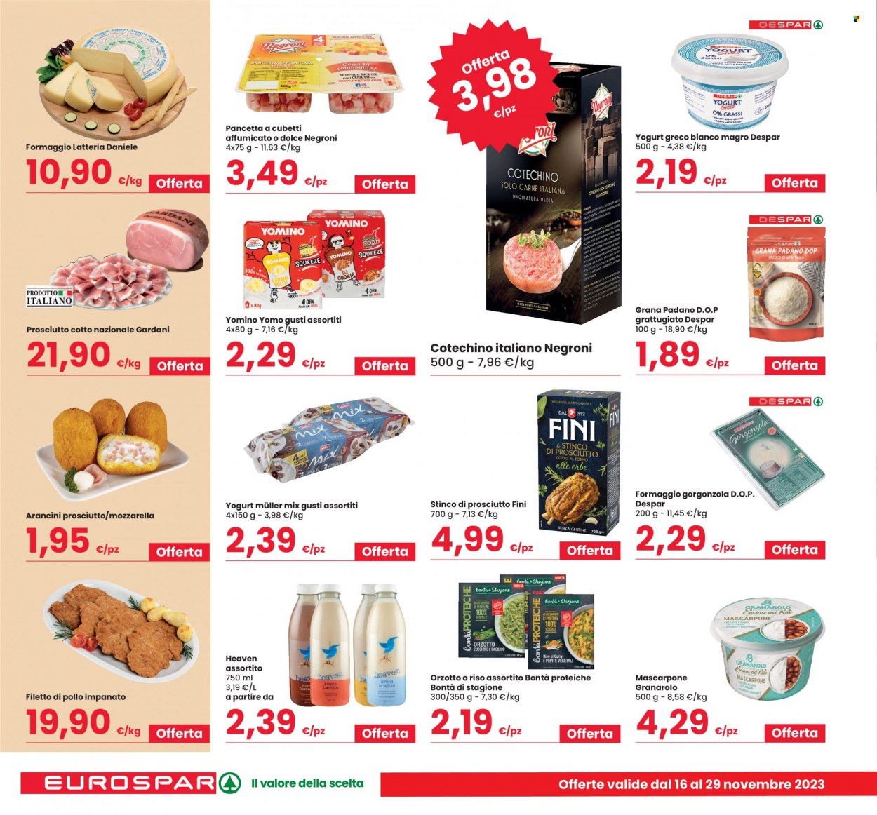 Volantino Eurospar - 16/11/2023 - 29/11/2023. Pagina 14