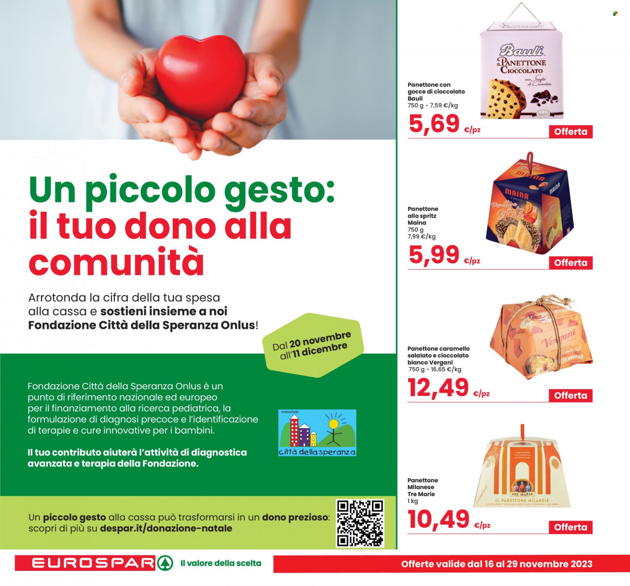 Volantino Eurospar - 16/11/2023 - 29/11/2023. Pagina 22