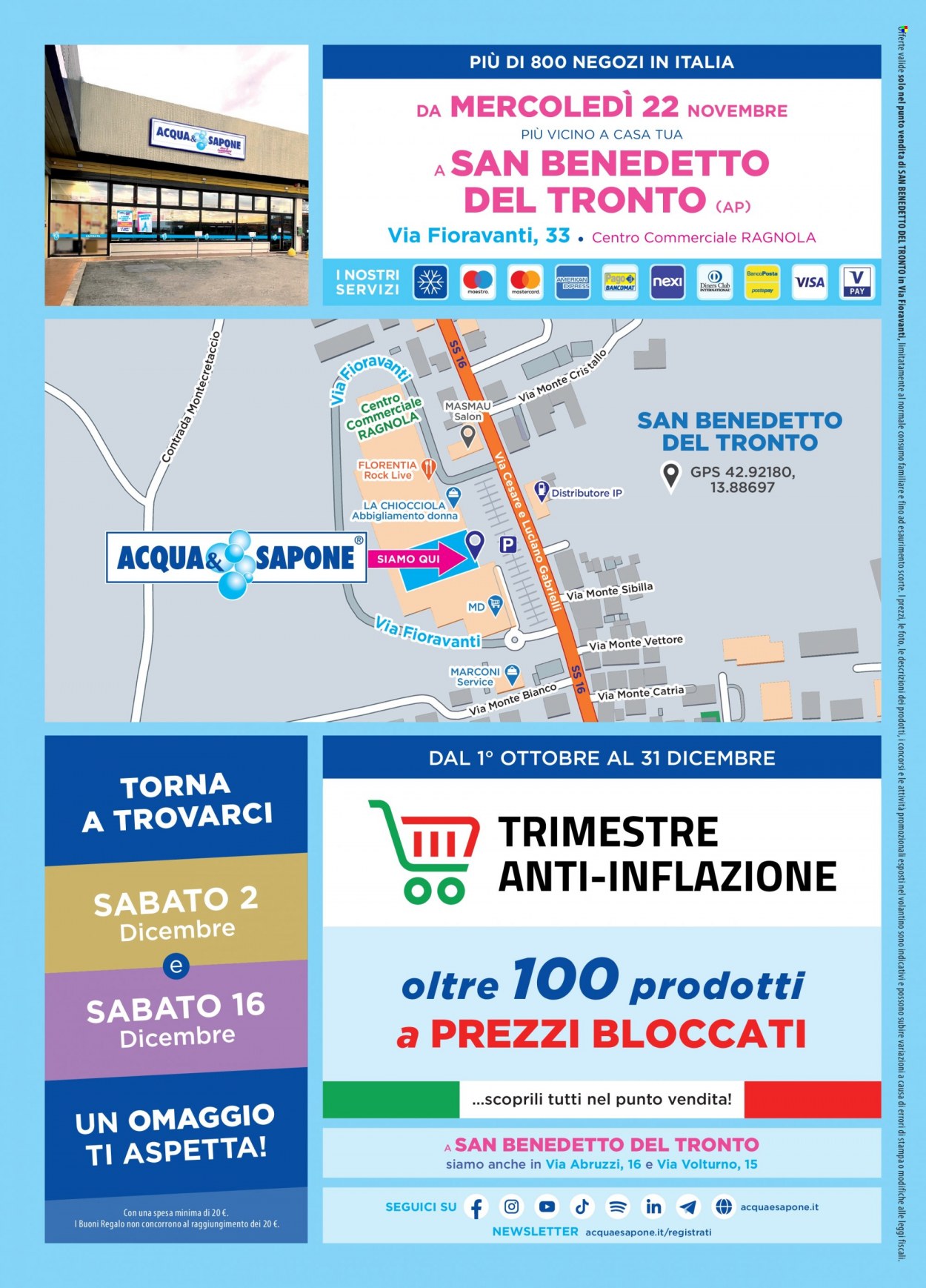 Volantino Acqua & Sapone - 22/11/2023 - 19/12/2023. Pagina 8