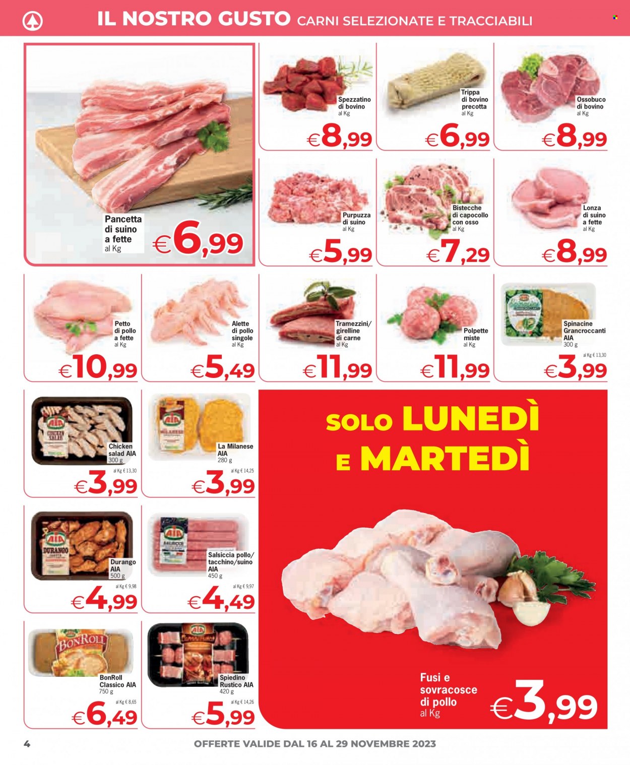 Volantino Eurospar - 16/11/2023 - 29/11/2023. Pagina 4