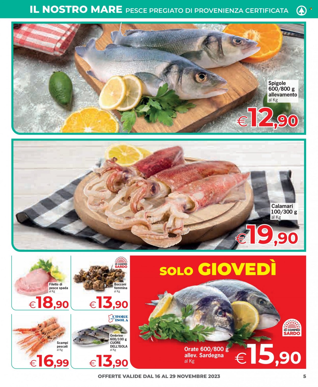Volantino Eurospar - 16/11/2023 - 29/11/2023. Pagina 5