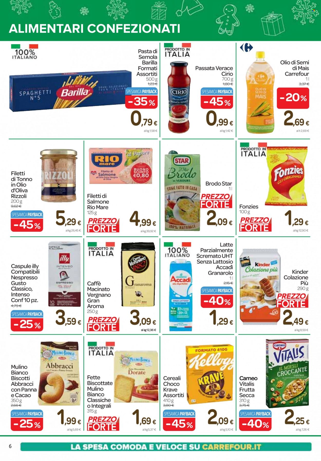 Volantino Carrefour - 21/11/2023 - 5/12/2023. Pagina 6