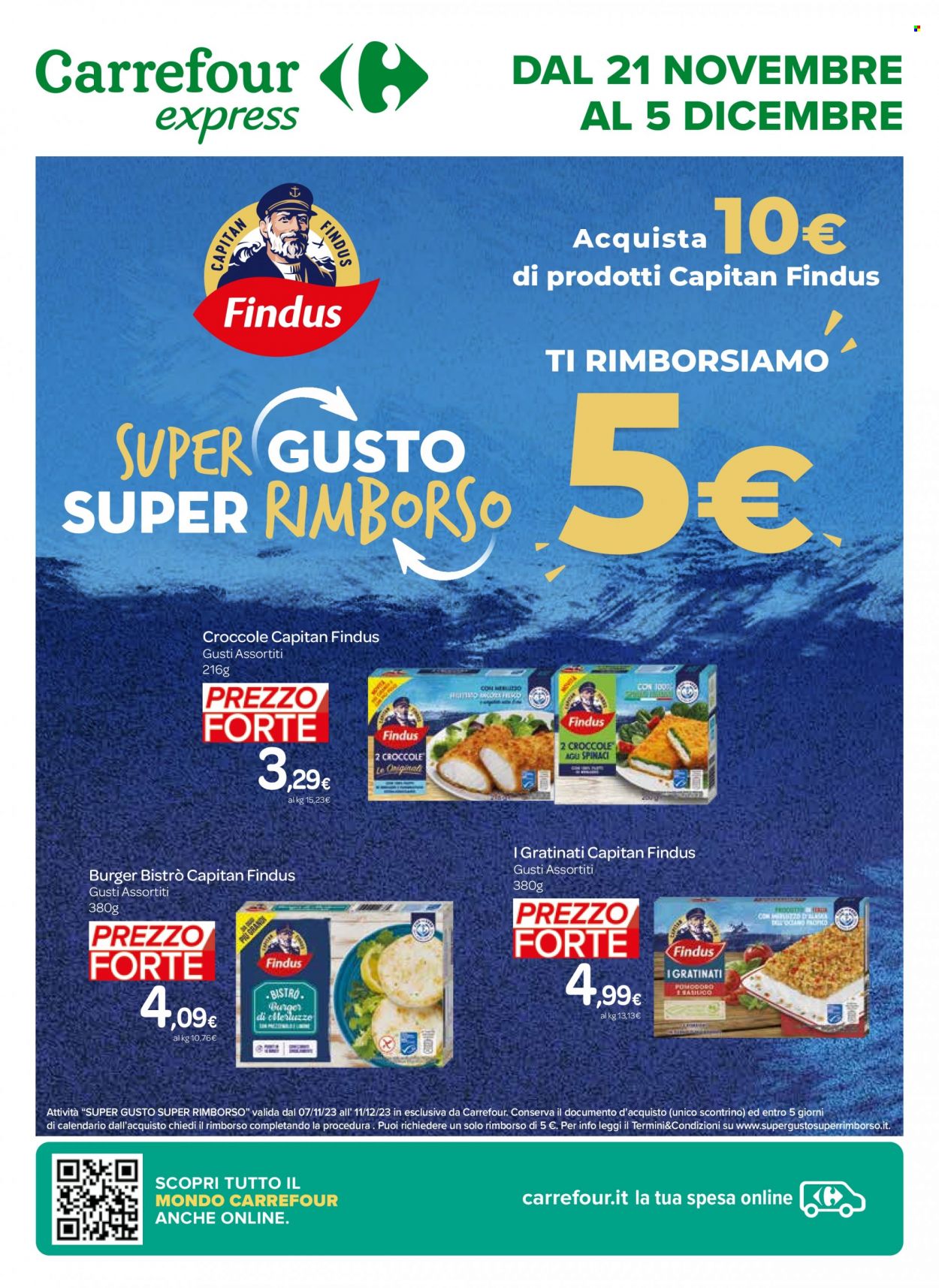 Volantino Carrefour - 21/11/2023 - 5/12/2023. Pagina 1