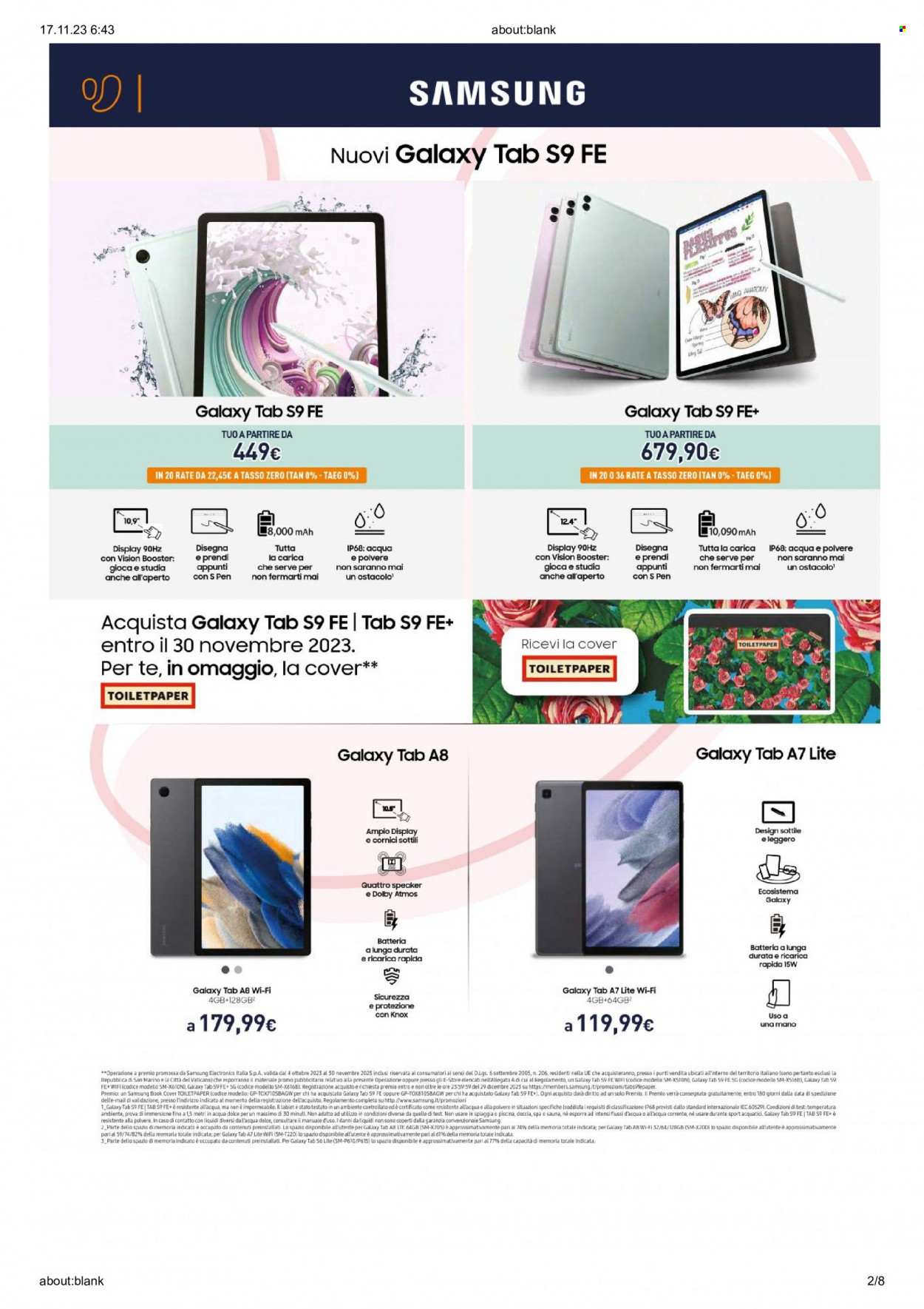 Volantino Unieuro - 16/11/2023 - 22/11/2023. Pagina 2