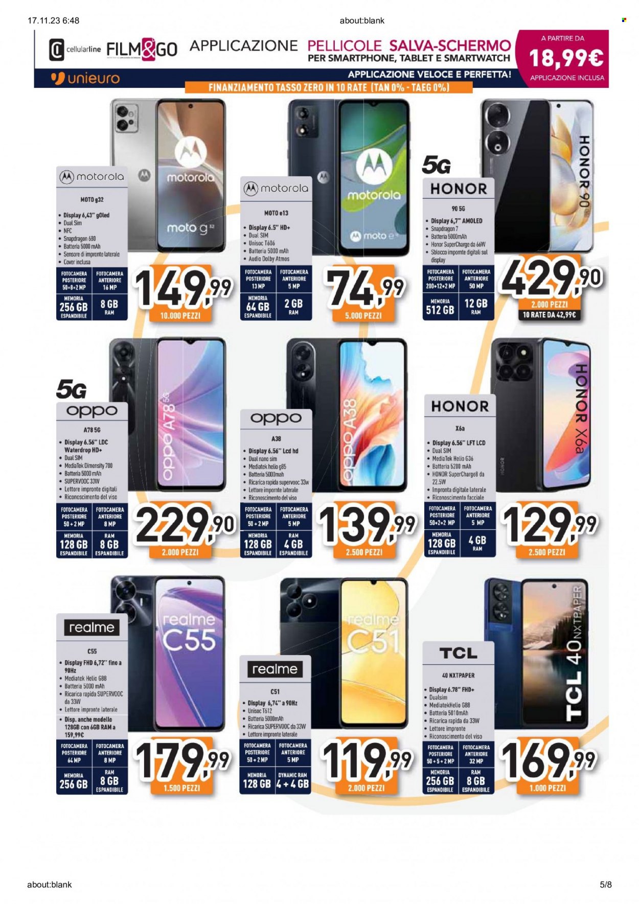 Volantino Unieuro - 16/11/2023 - 22/11/2023. Pagina 5
