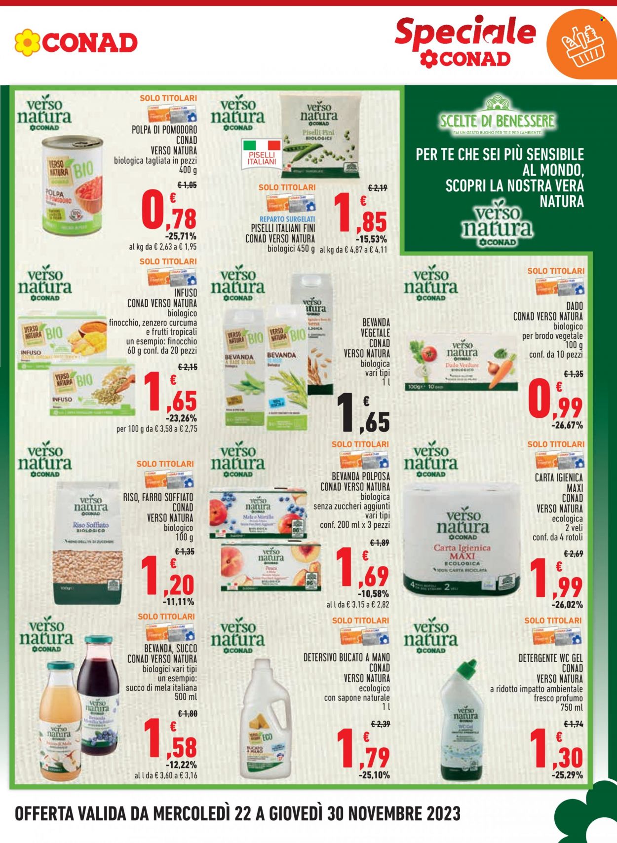 Volantino Margherita Conad - 22/11/2023 - 30/11/2023. Pagina 9