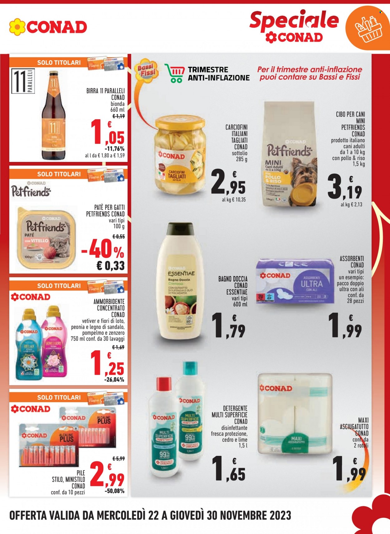 Volantino Margherita Conad - 22/11/2023 - 30/11/2023. Pagina 13