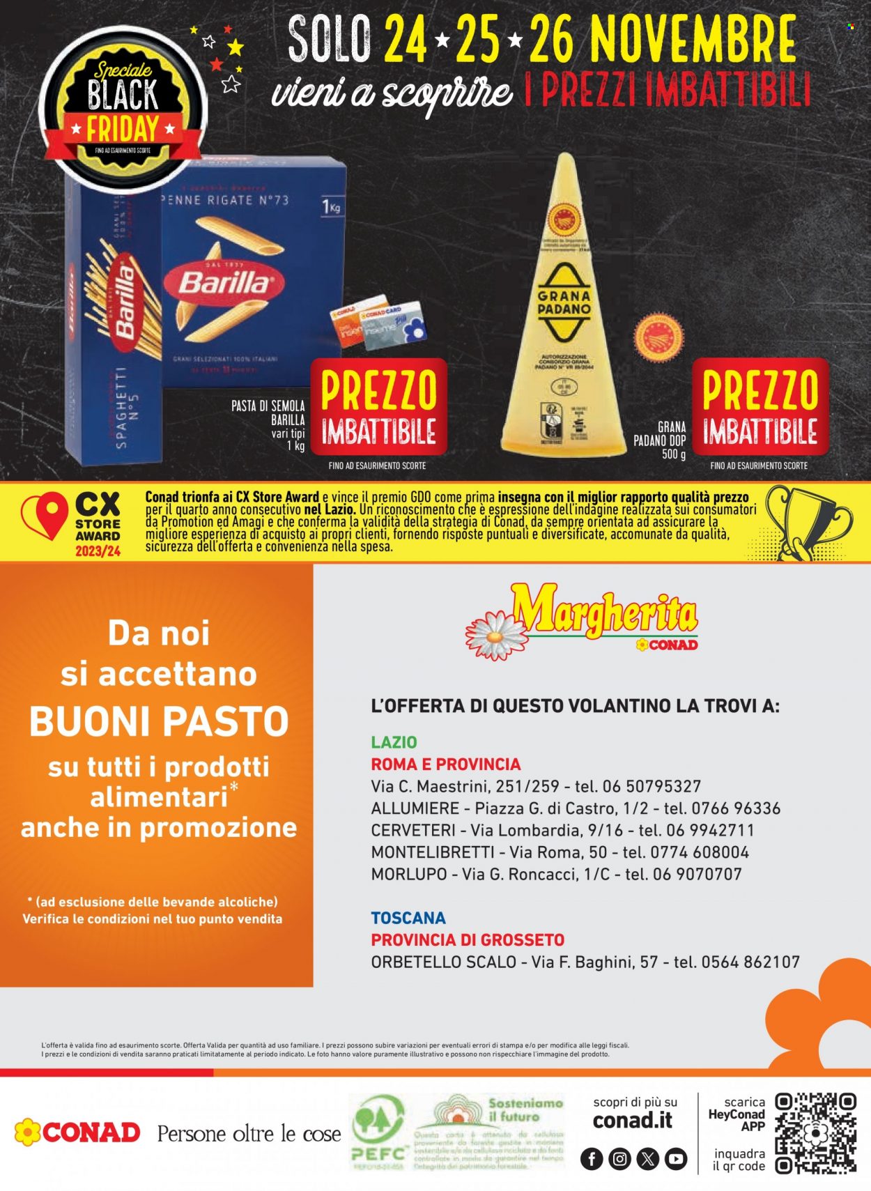 Leták Margherita Conad - 22.11.2023 - 30.11.2023. Strana 16