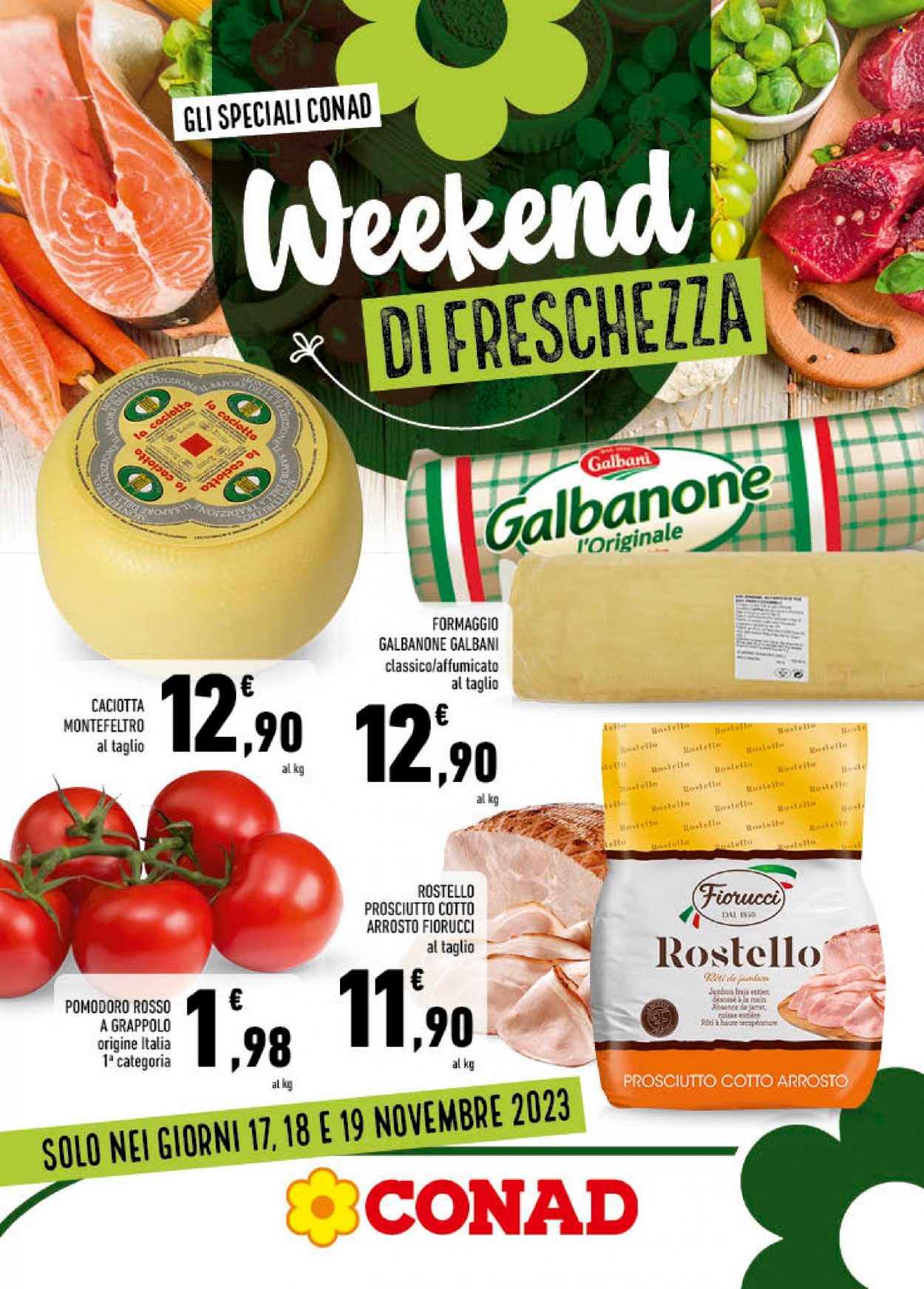 Volantino Conad - 17/11/2023 - 19/11/2023. Pagina 1