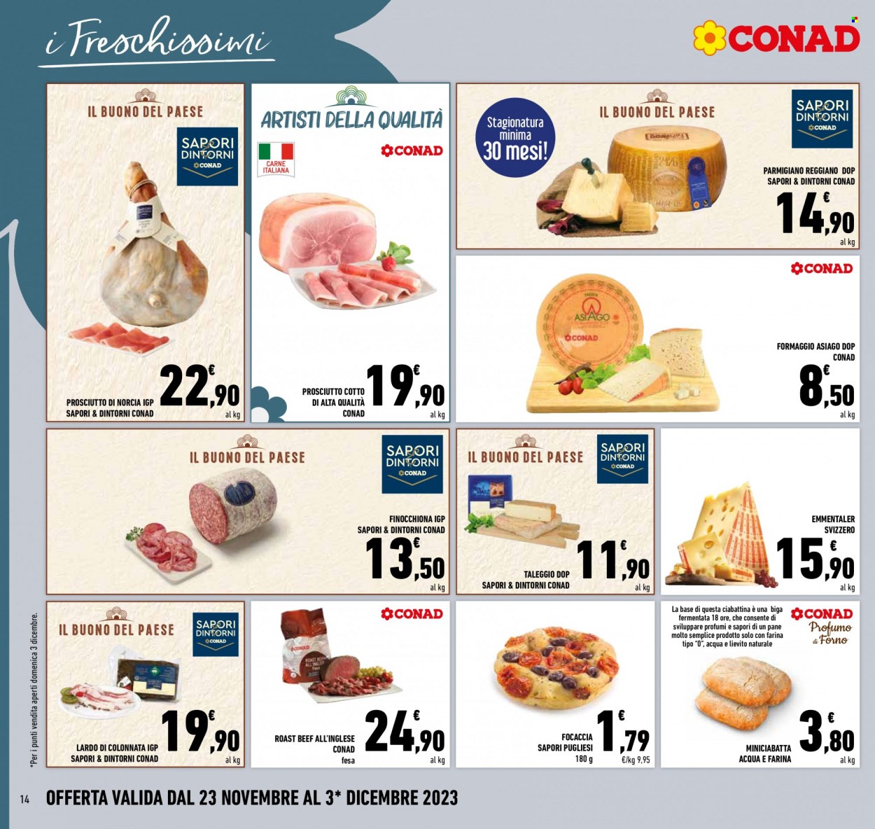 Volantino Conad - 23/11/2023 - 3/12/2023. Pagina 14