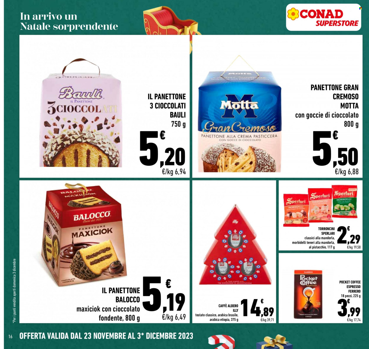 Leták Conad - 23.11.2023 - 3.12.2023. Strana 16