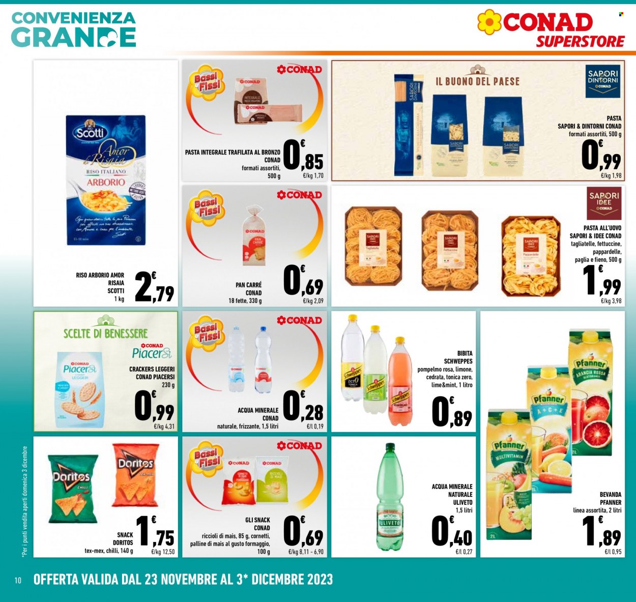 Volantino Conad Superstore - 23/11/2023 - 3/12/2023. Pagina 10