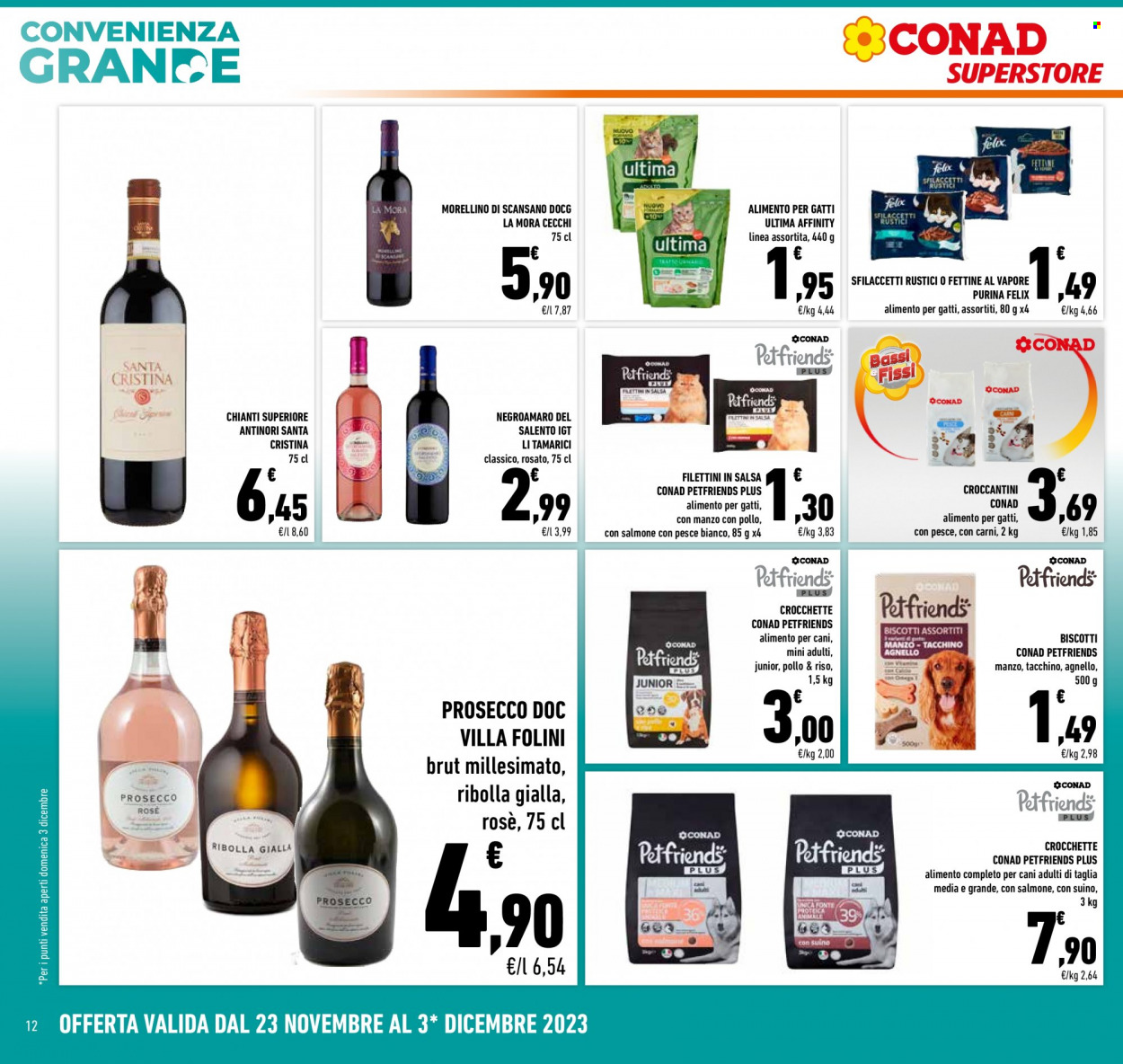 Volantino Conad Superstore - 23/11/2023 - 3/12/2023. Pagina 12