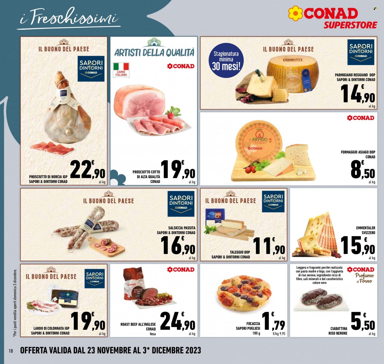 Volantino Conad Superstore - 23/11/2023 - 3/12/2023. Pagina 18
