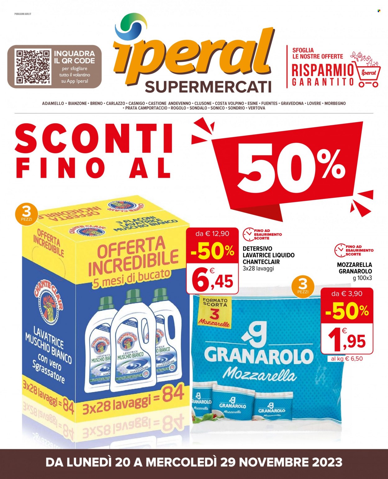 Volantino Iperal - 20/11/2023 - 29/11/2023. Pagina 1