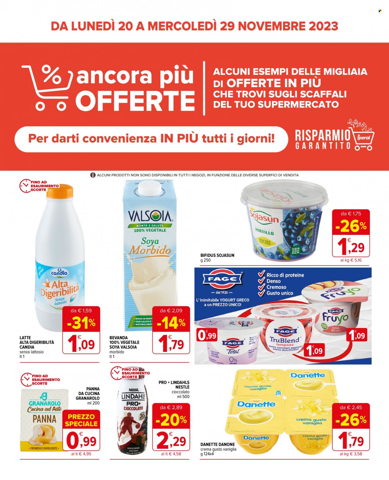 Volantino Iperal - 20/11/2023 - 29/11/2023. Pagina 1