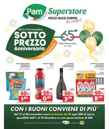 Volantino Pam Panorama - 17/11/2023 - 30/11/2023.