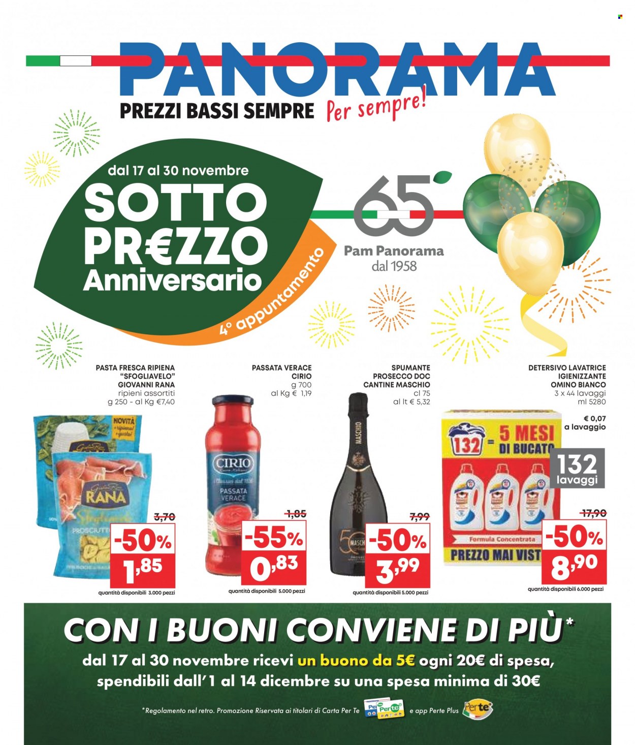 Volantino Panorama - 17/11/2023 - 30/11/2023. Pagina 1