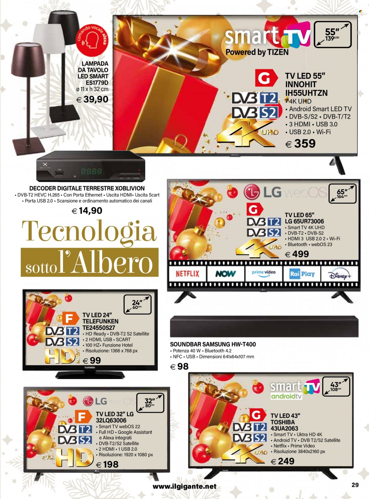Volantino Il Gigante - 20/11/2023 - 25/12/2023. Pagina 29