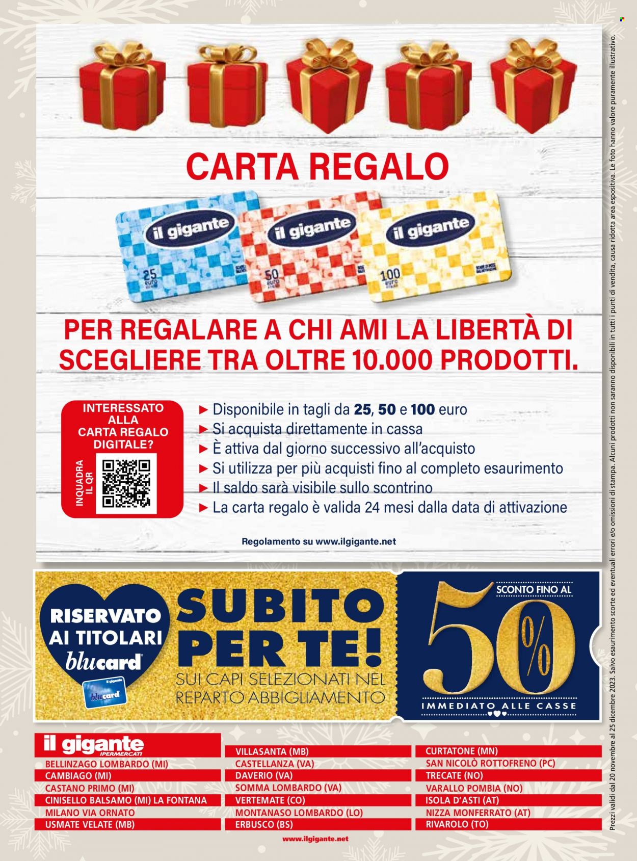 Volantino Il Gigante - 20/11/2023 - 25/12/2023. Pagina 32