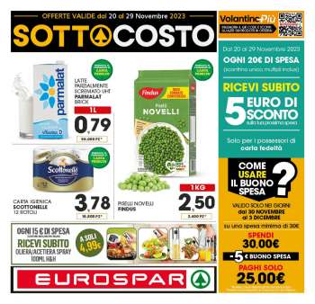 Volantino Eurospar - 20/11/2023 - 29/11/2023.