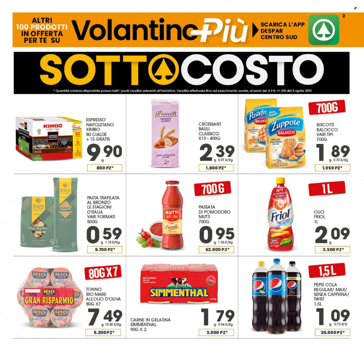 Volantino Eurospar - 20/11/2023 - 29/11/2023. Pagina 2