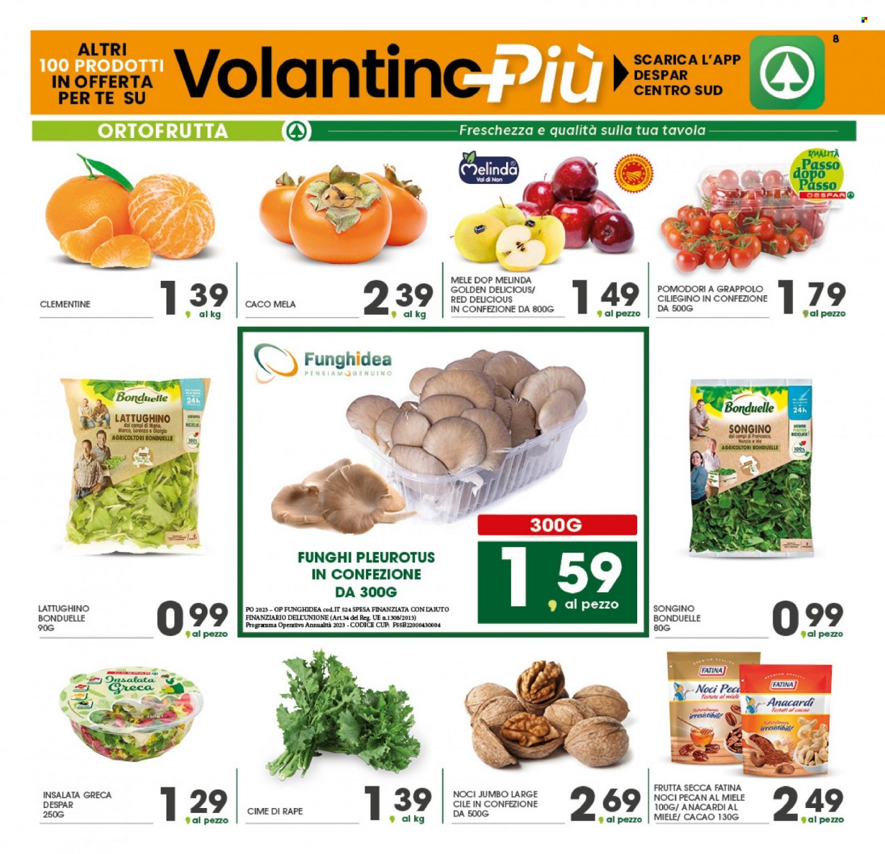 Volantino Eurospar - 20/11/2023 - 29/11/2023. Pagina 8