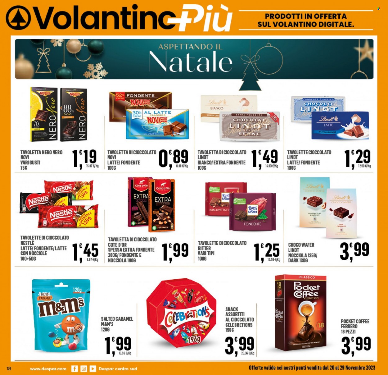 Volantino Eurospar - 20/11/2023 - 29/11/2023. Pagina 18