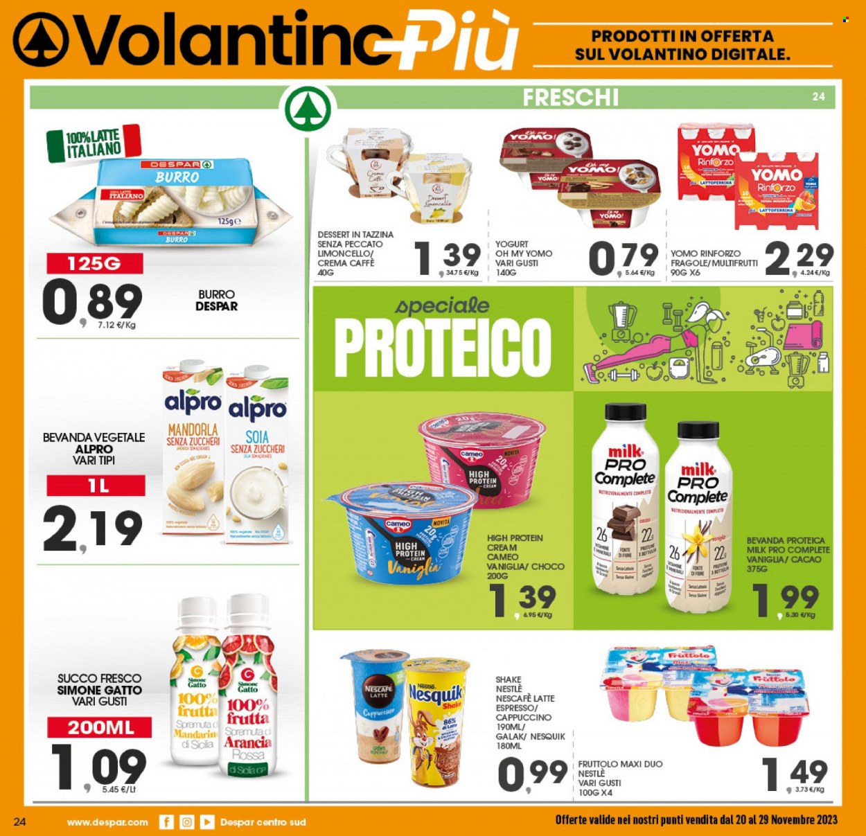 Volantino Eurospar - 20/11/2023 - 29/11/2023. Pagina 24