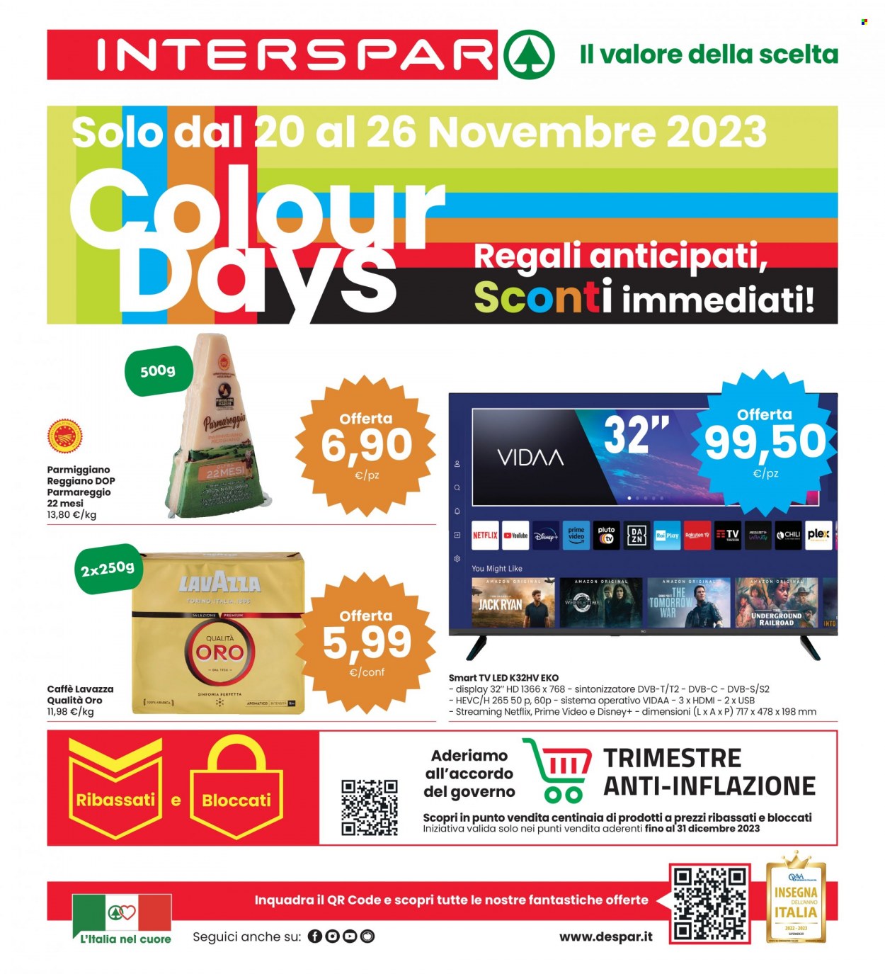 Volantino Interspar - 20/11/2023 - 29/11/2023. Pagina 1