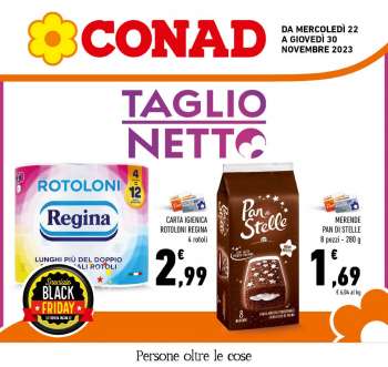 Volantino Conad - 22/11/2023 - 30/11/2023.