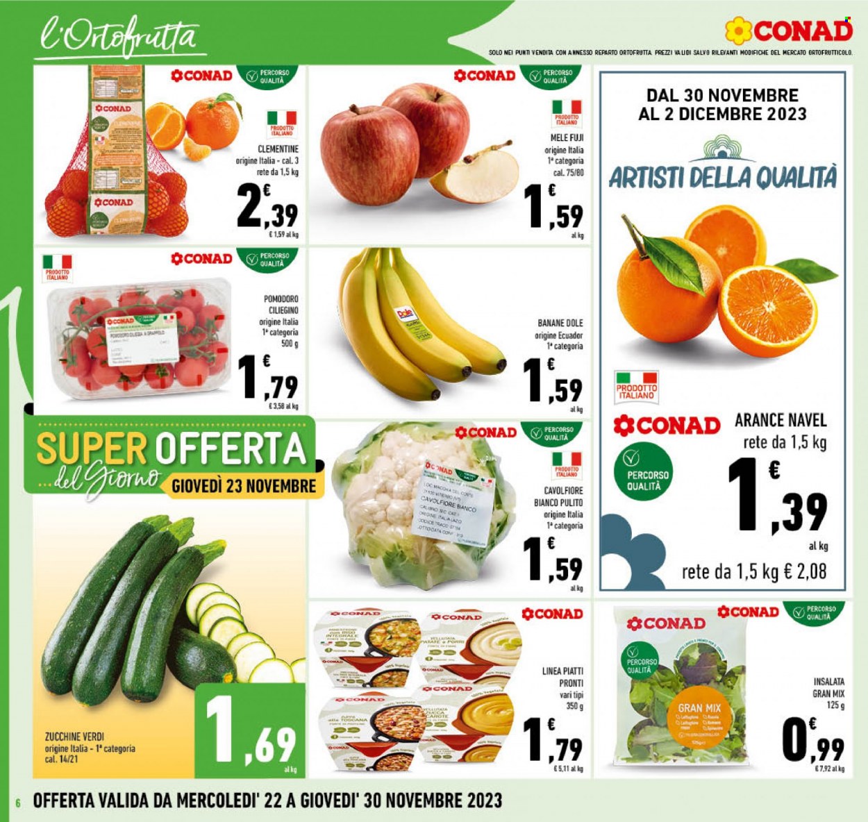 Volantino Conad - 22/11/2023 - 30/11/2023. Pagina 6