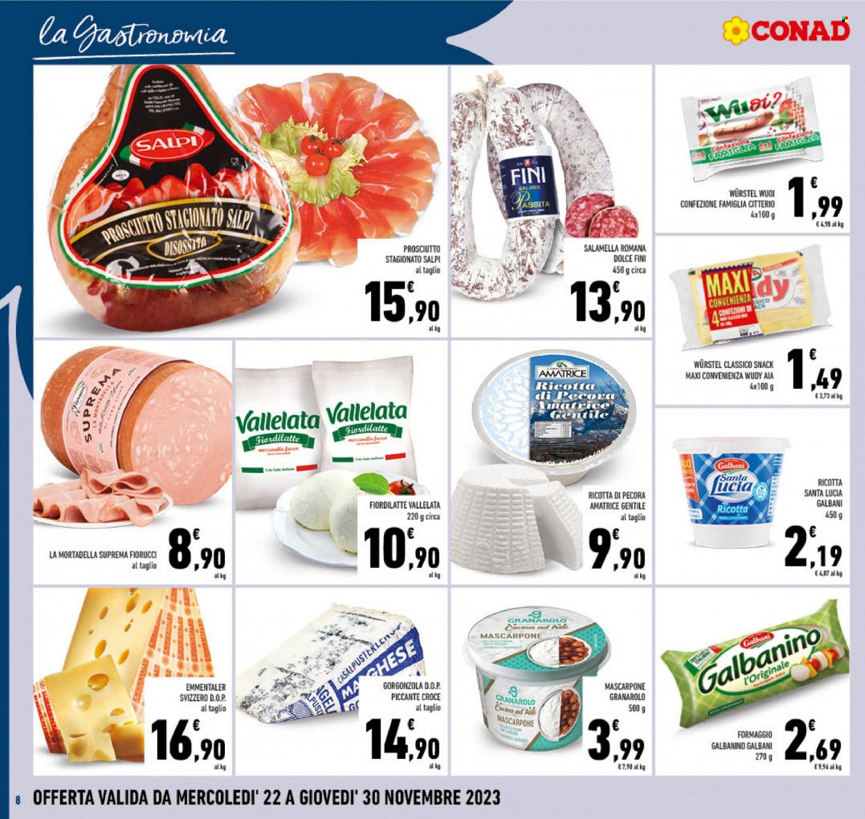 Volantino Conad - 22/11/2023 - 30/11/2023. Pagina 8