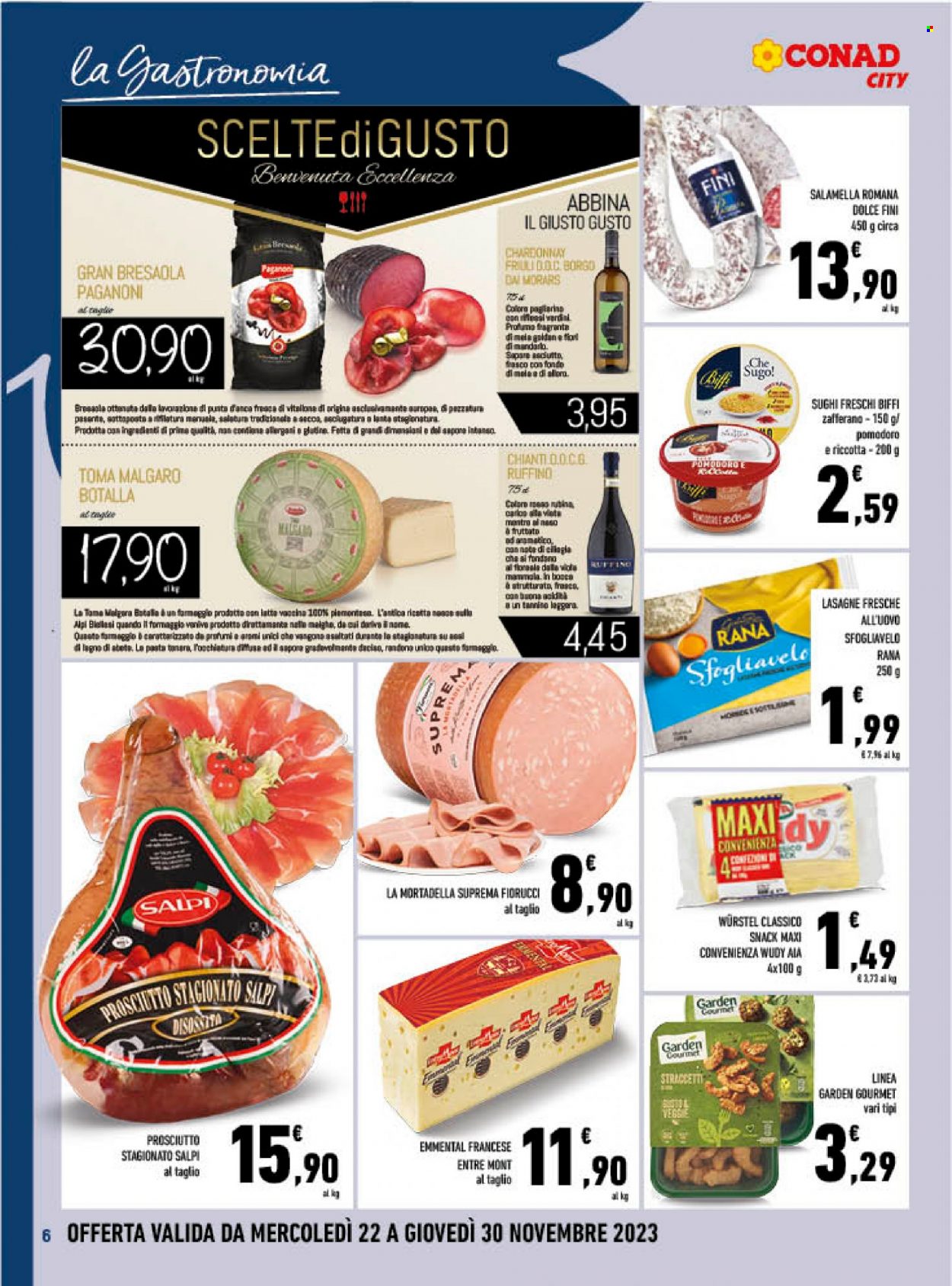 Volantino Conad - 22/11/2023 - 30/11/2023. Pagina 6