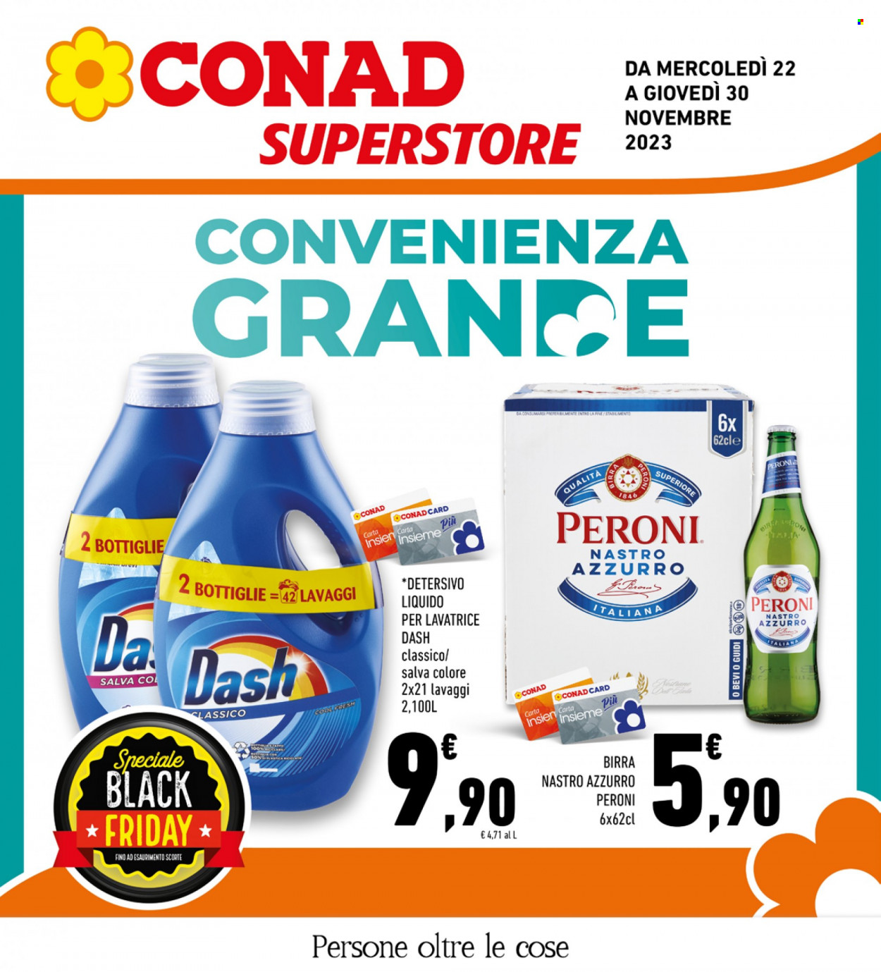 Volantino Conad Superstore - 22/11/2023 - 30/11/2023. Pagina 1