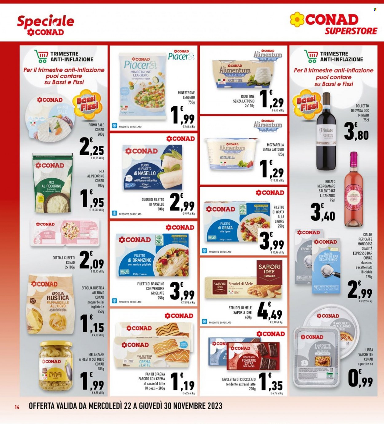 Volantino Conad Superstore - 22/11/2023 - 30/11/2023. Pagina 14