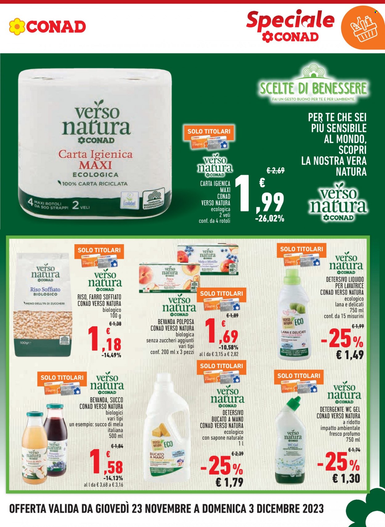 Volantino Conad - 23/11/2023 - 3/12/2023. Pagina 15