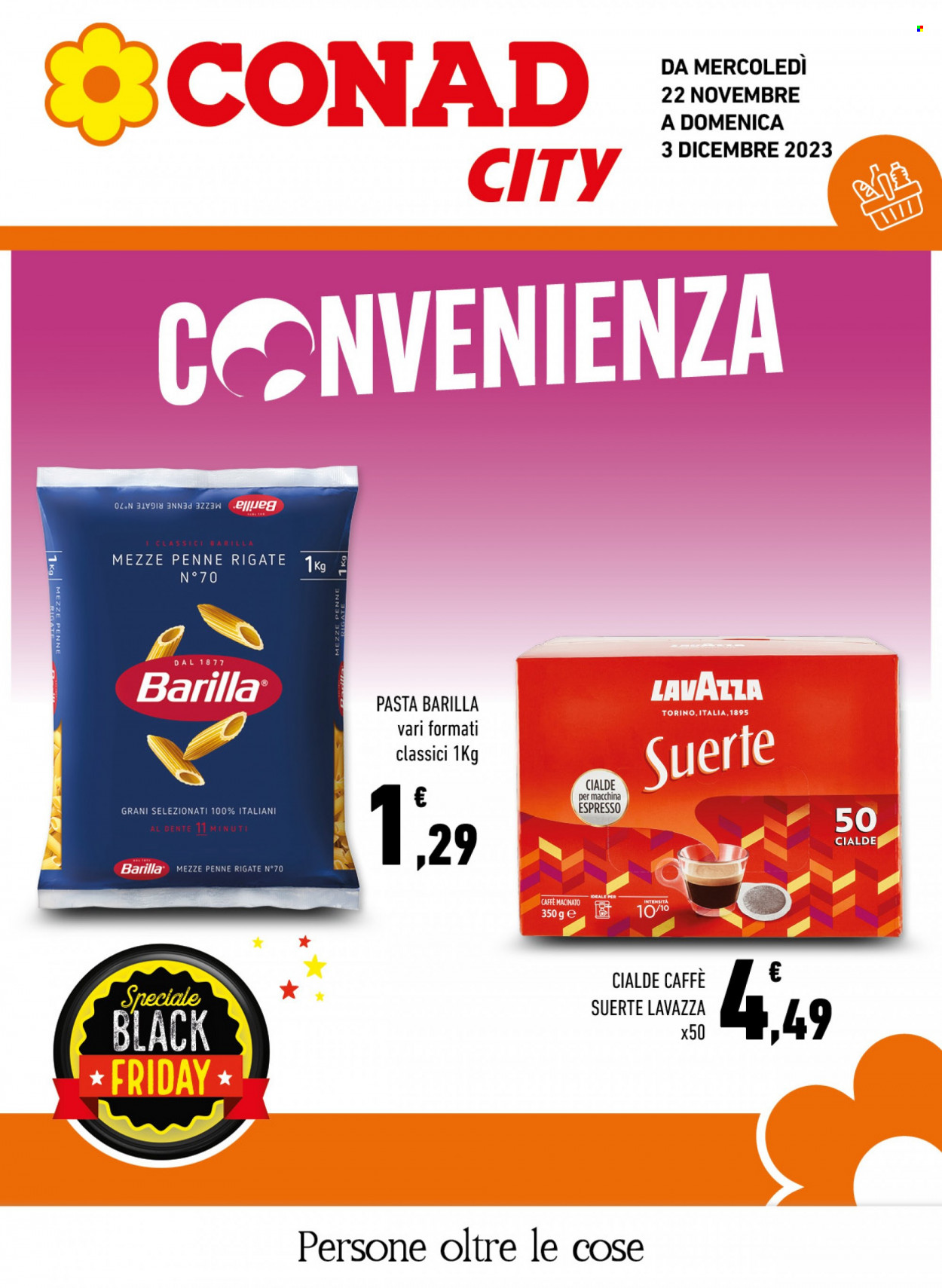 Volantino Conad City - 22/11/2023 - 3/12/2023. Pagina 1