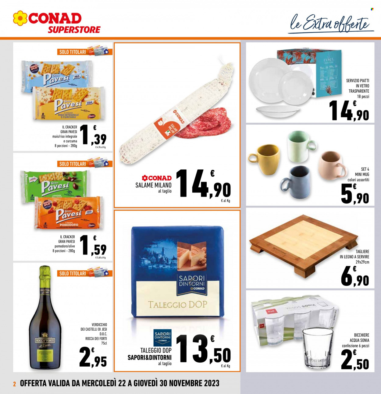 Volantino Conad Superstore - 22/11/2023 - 30/11/2023. Pagina 2