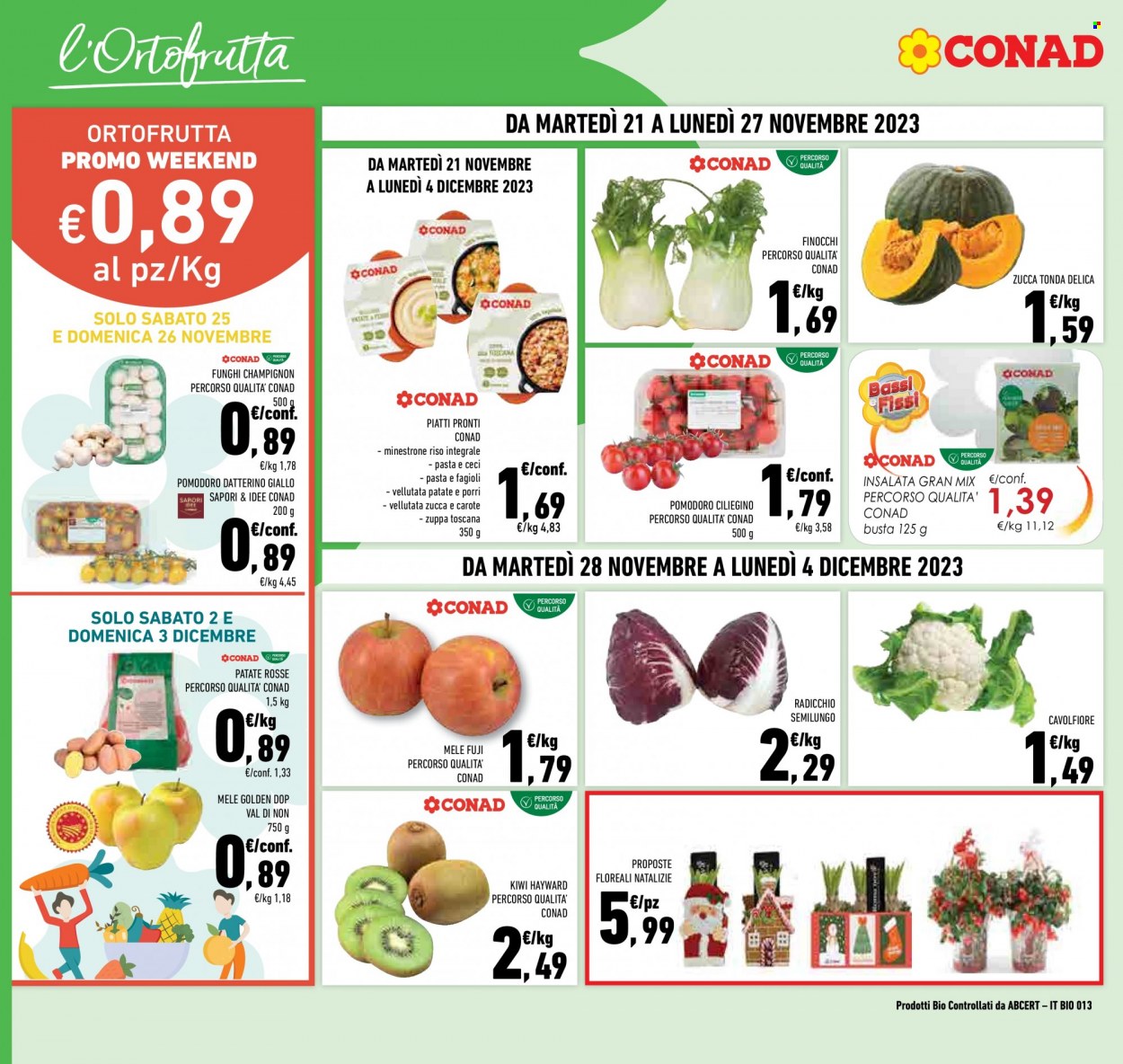 Volantino Conad - 21/11/2023 - 4/12/2023. Pagina 2