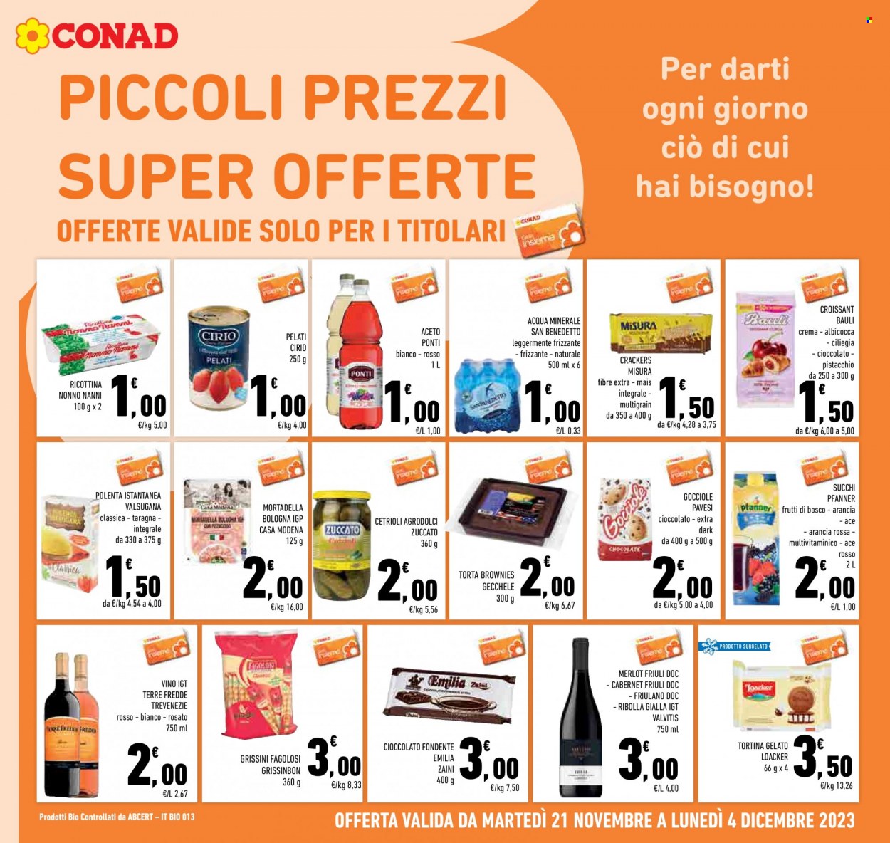 Leták Conad - 21.11.2023 - 4.12.2023. Strana 9