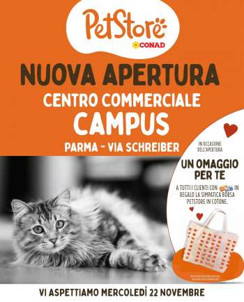 Volantino Pet Store Conad - 22/11/2023 - 9/1/2024.
