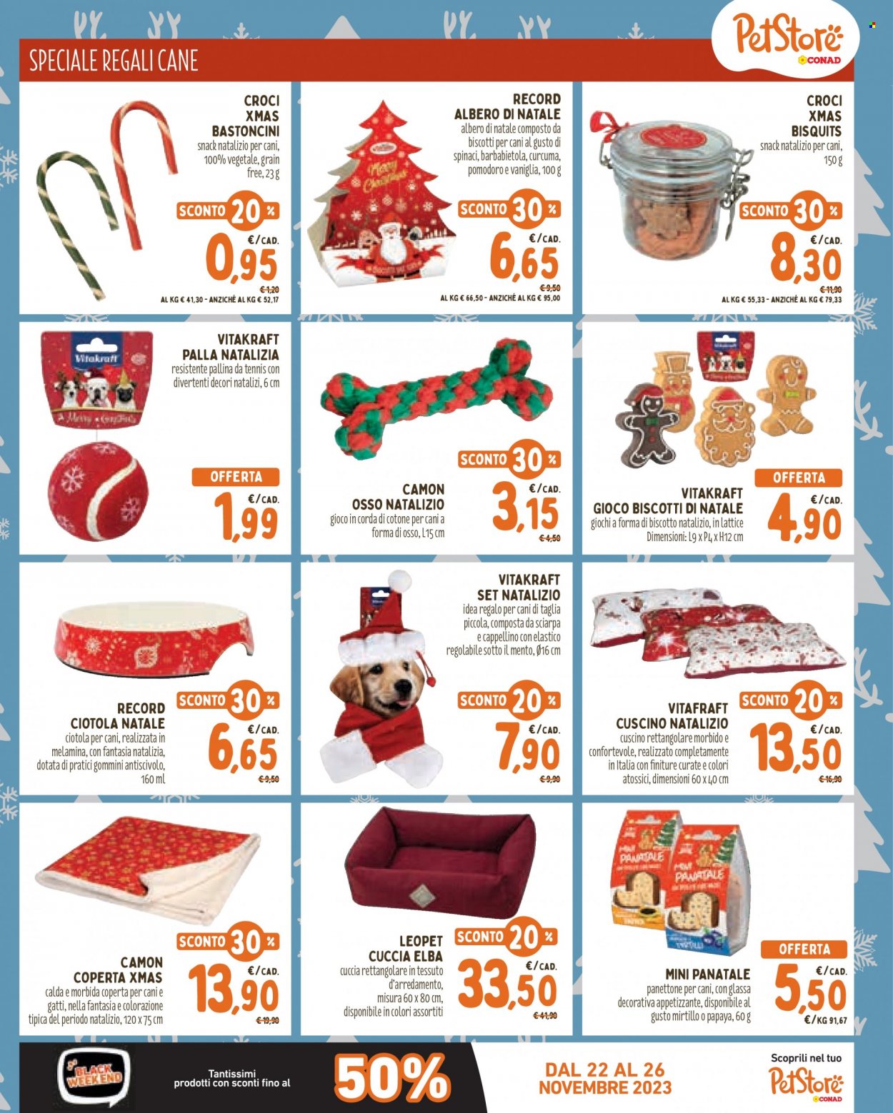 Volantino Pet Store Conad - 22/11/2023 - 9/1/2024. Pagina 7