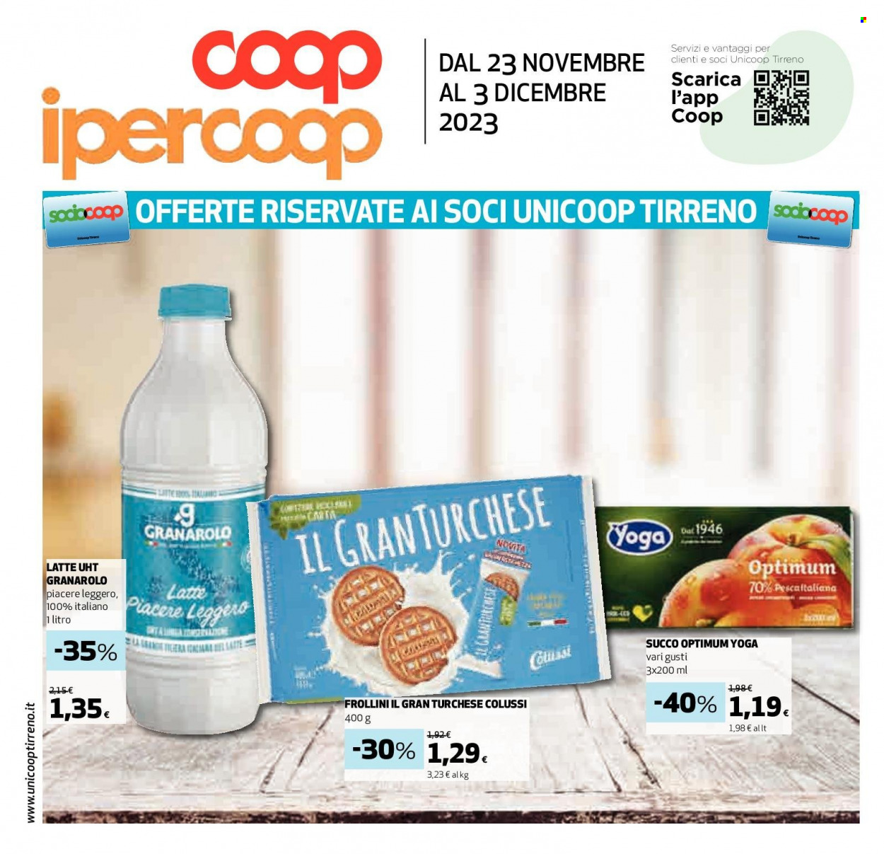 Leták Coop - 23.11.2023 - 3.12.2023. Strana 1