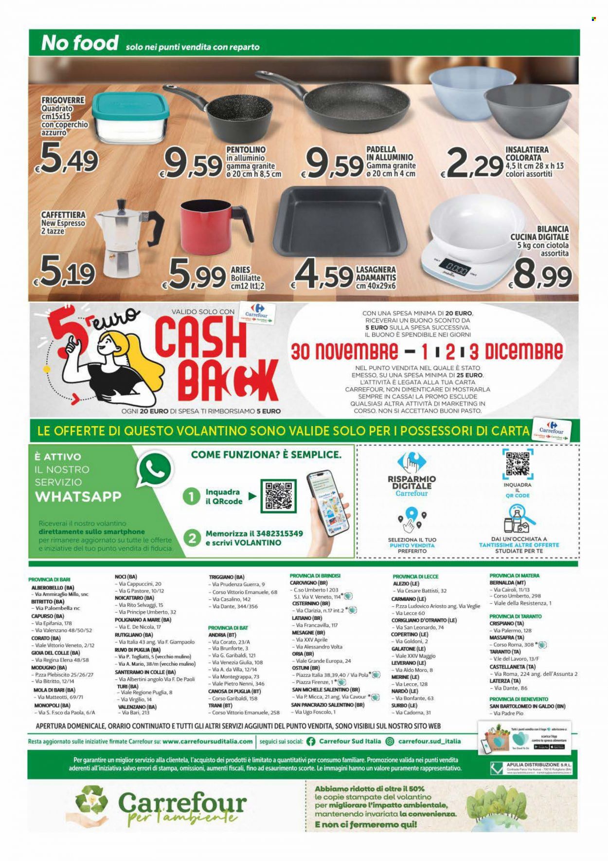Volantino Carrefour - 23/11/2023 - 29/11/2023. Pagina 22